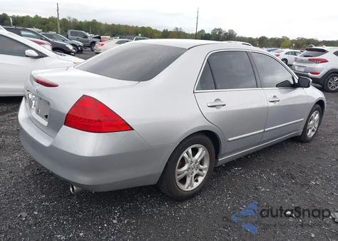 2007 Honda Accord 2.4 Ex из США, поврежденный, VIN 1HGCM56717A094284